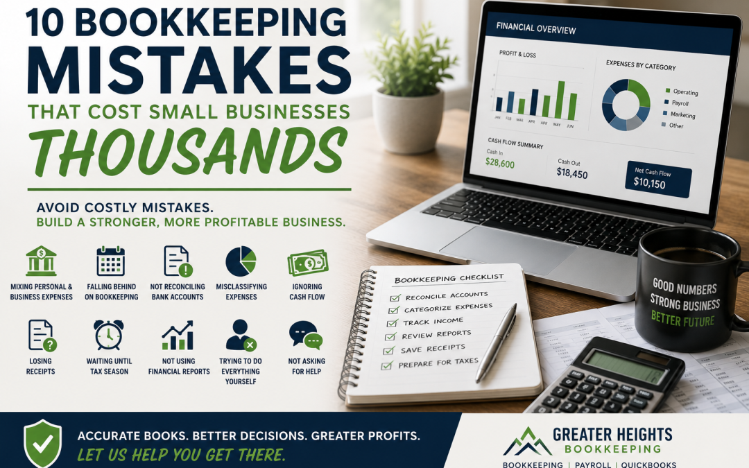 10 Bookkeeping Mistakes That Cost Small Businesses Thousands